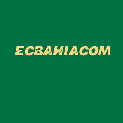 Logo da ECBAHIACOM